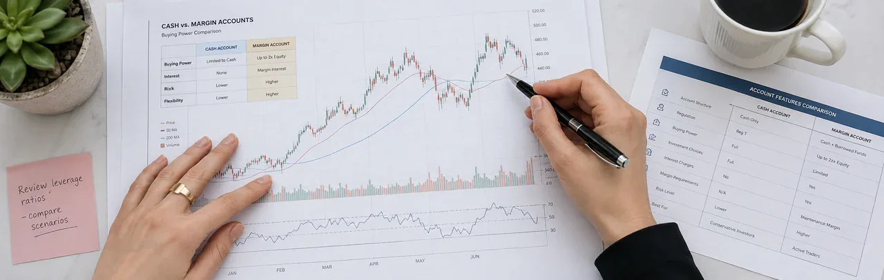 Cash versus margin account review